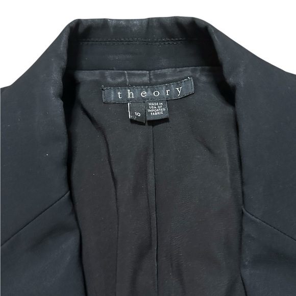 Theory Slim-Fit One-Button Blazer Size 10 - Picture 5 of 7